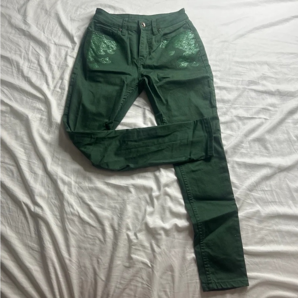 Her Universe Destination Disney Little Mermaid Ariel Green Jeans Size 0
